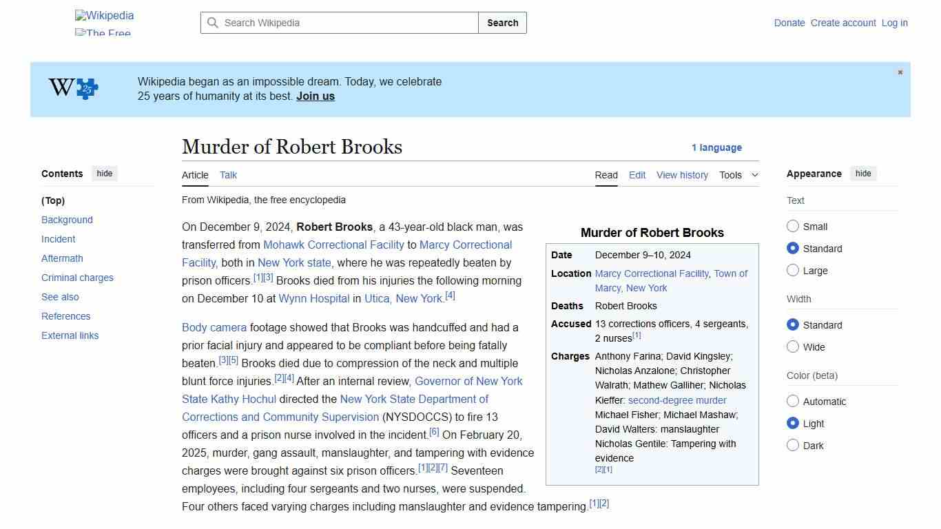 Murder of Robert Brooks - Wikipedia